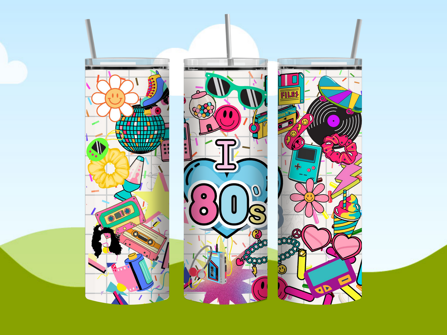 I Love the 80's 20oz Tumbler