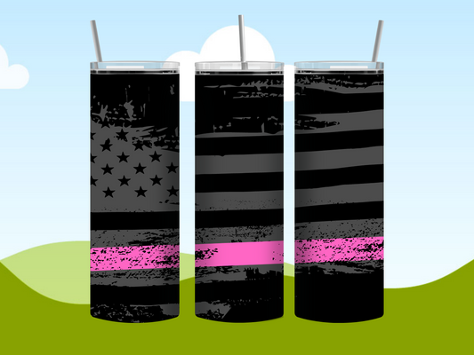 Back The Pink Breast Cancer 20oz Tumbler