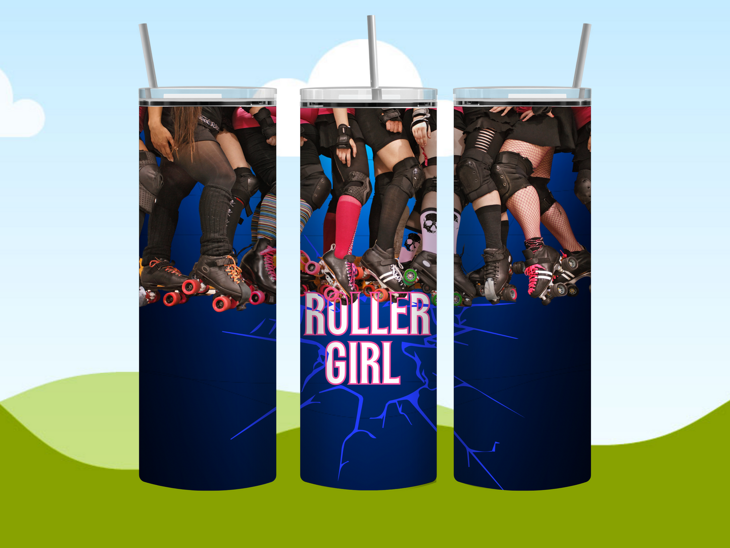 Roller Girl Derby Style 20oz Tumbler