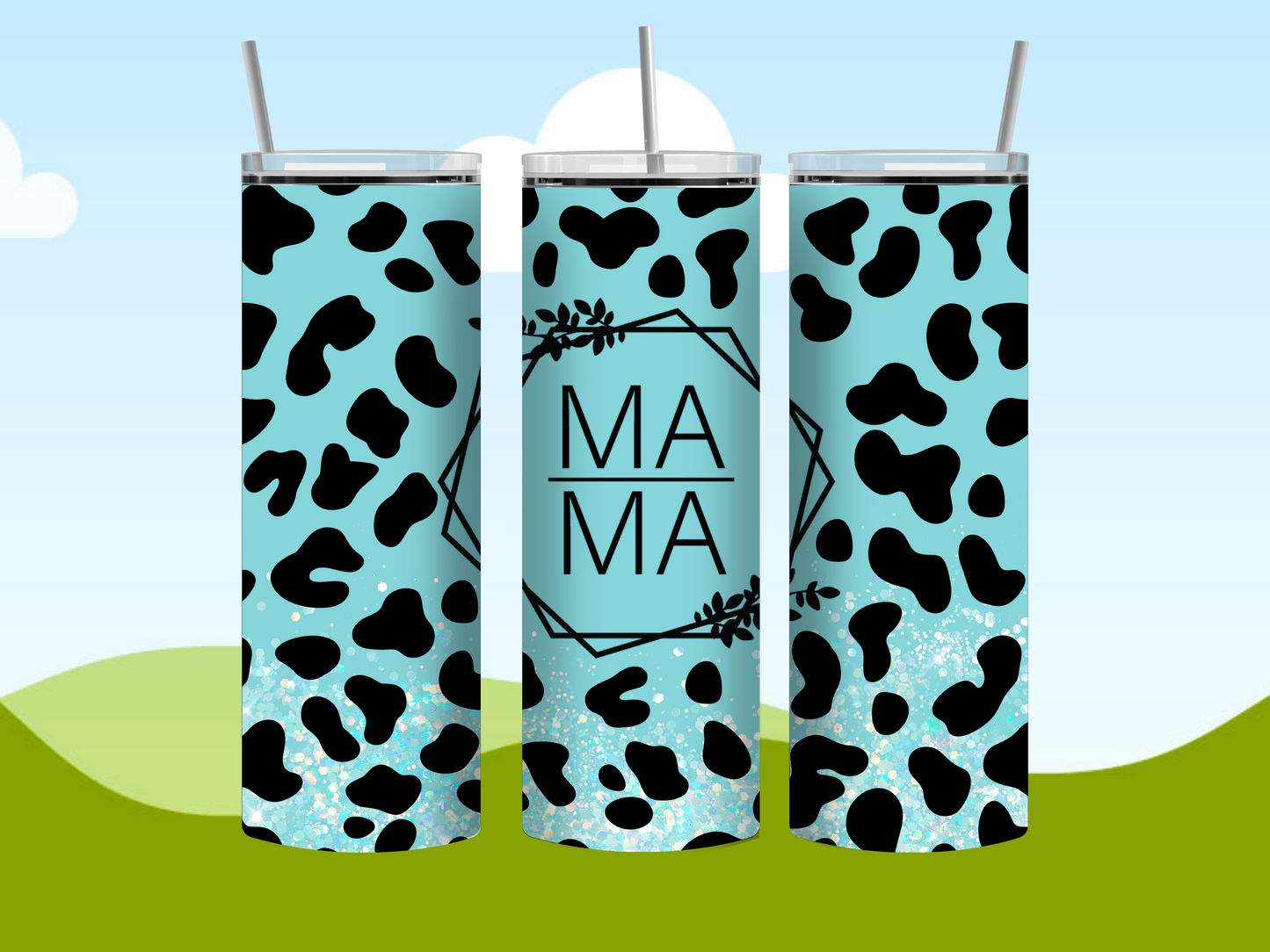 MAMA Leopard Print 20oz Tumblers