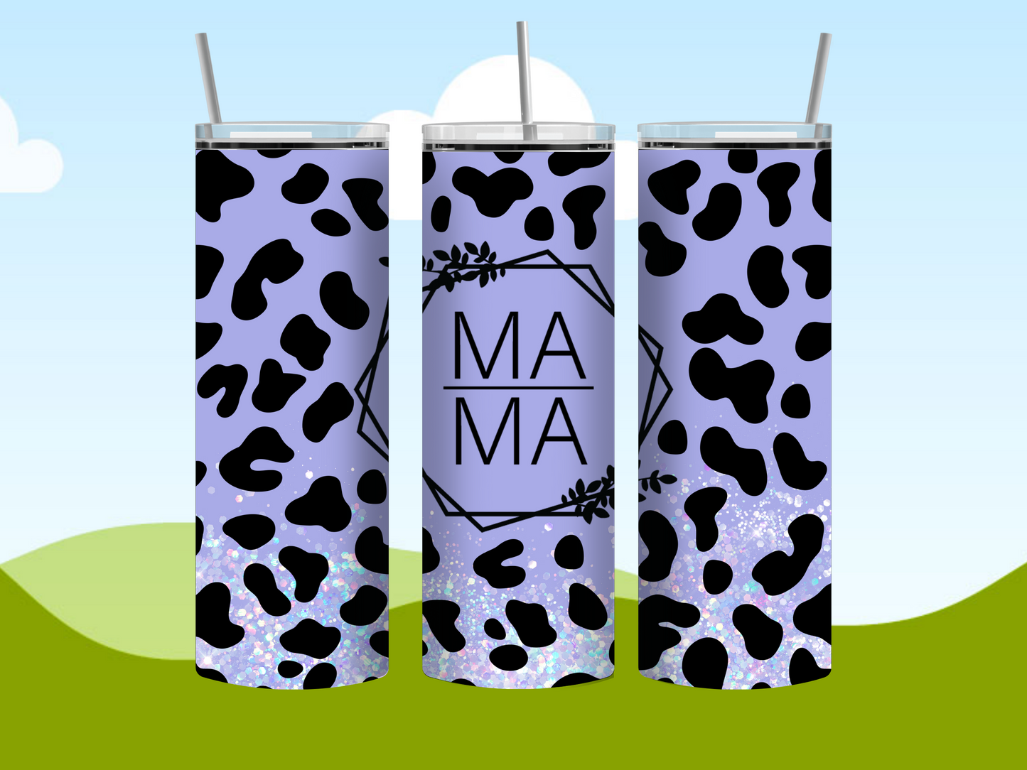 MAMA Leopard Print 20oz Tumblers