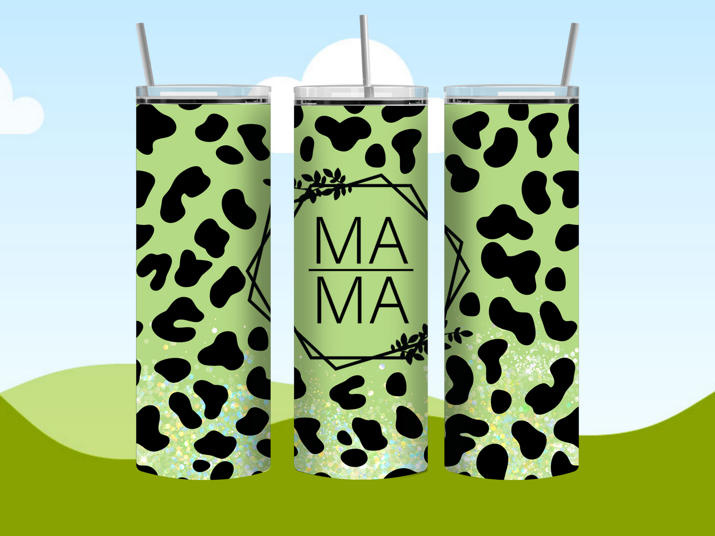 MAMA Leopard Print 20oz Tumblers