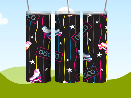 Disco Roller Skating 20oz Tumbler