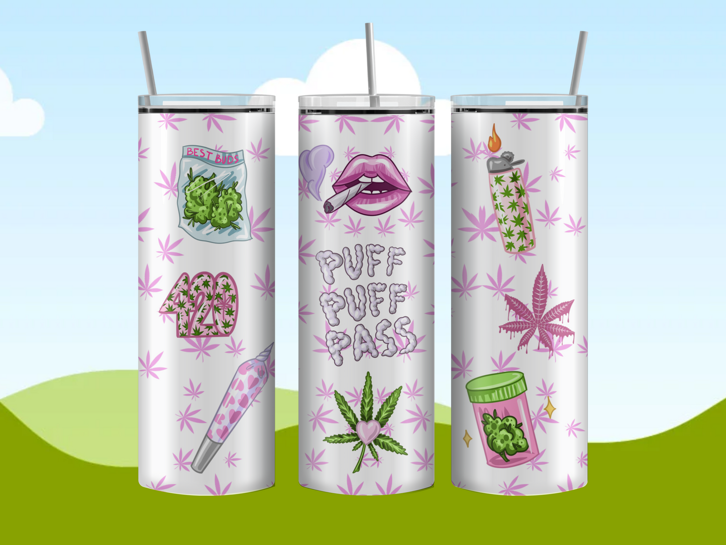 Puff Puff Pass 20oz Tumbler