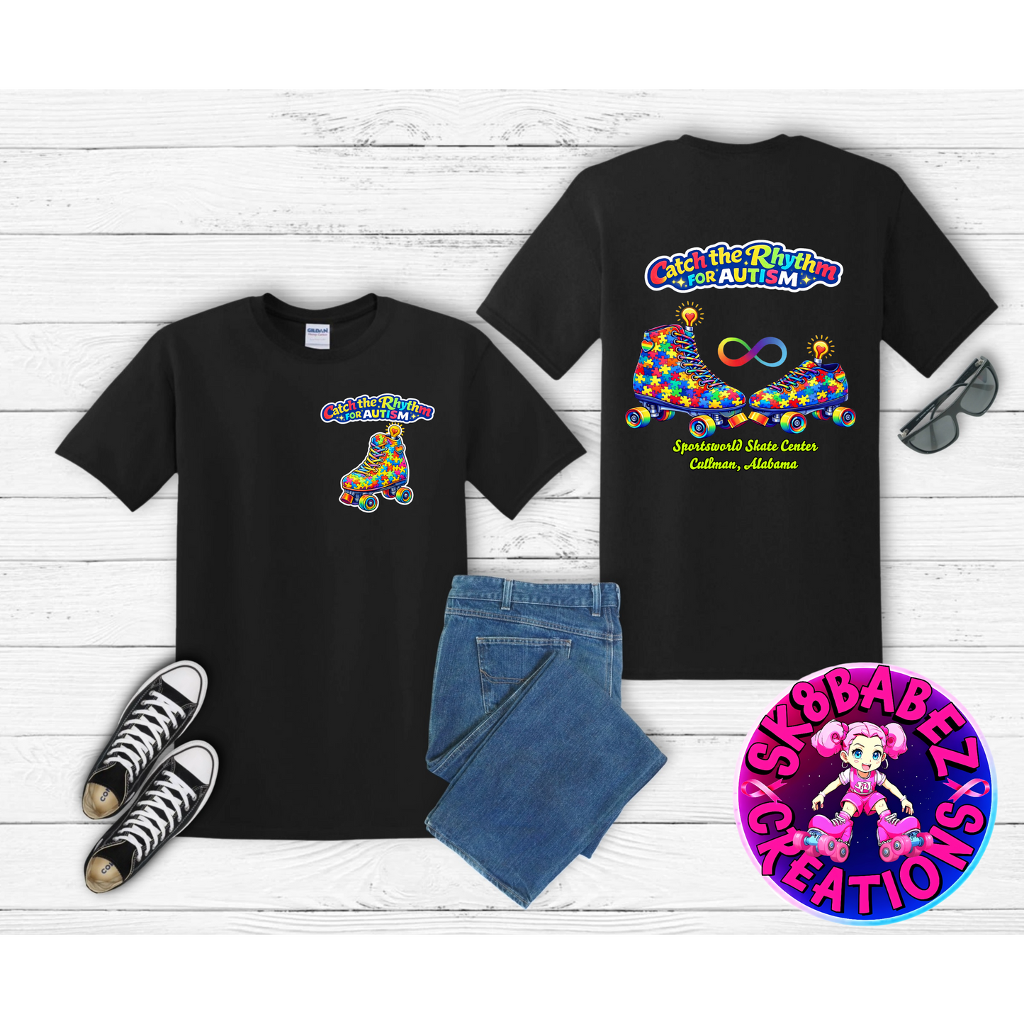 Event Shirt for Catch the Rhythm for Austism
