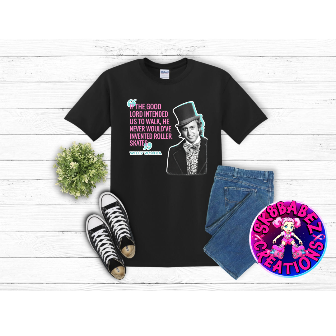 If the Good Lord Invented Roller Skates Tee – Sk8 Lifestyle Graphic Shirt