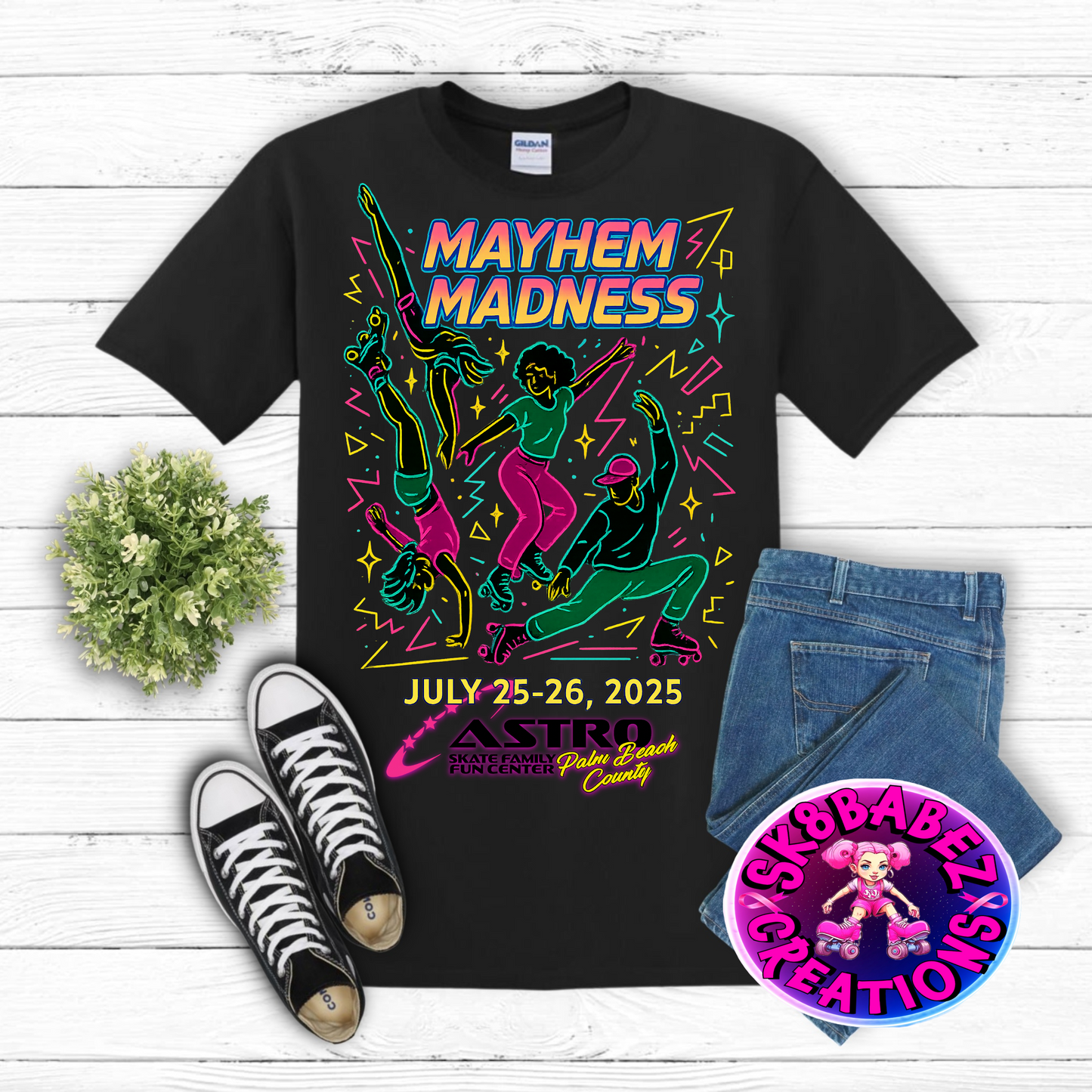 Mayhem Madness Event shirt