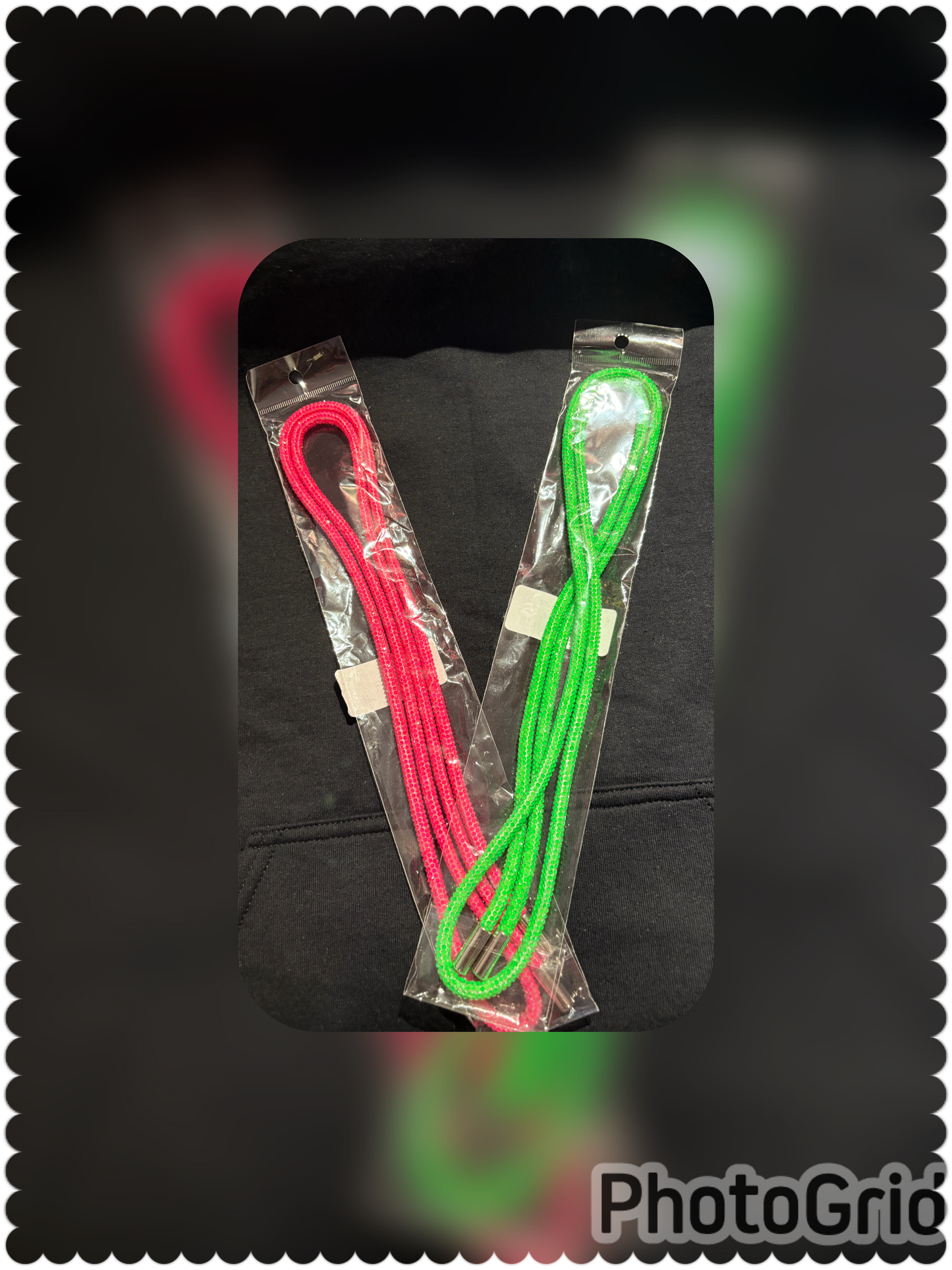 NEW !!! Neon Hoodie Strings
