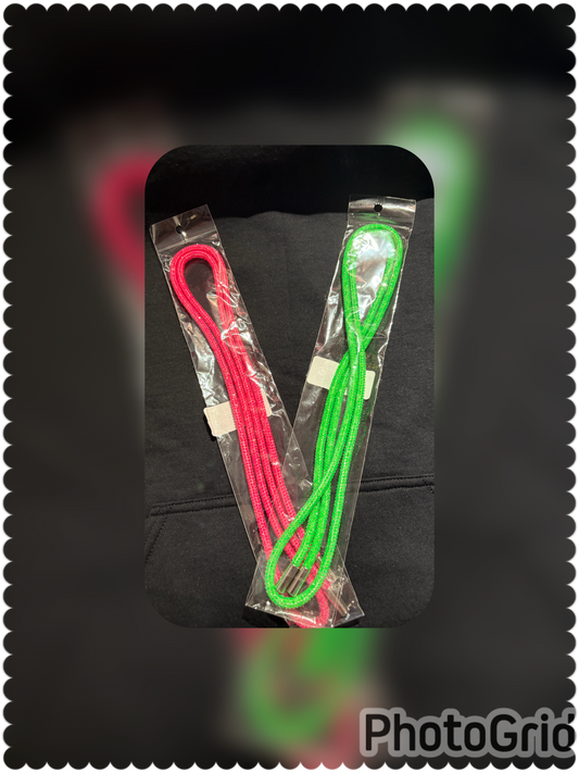 NEW !!! Neon Hoodie Strings