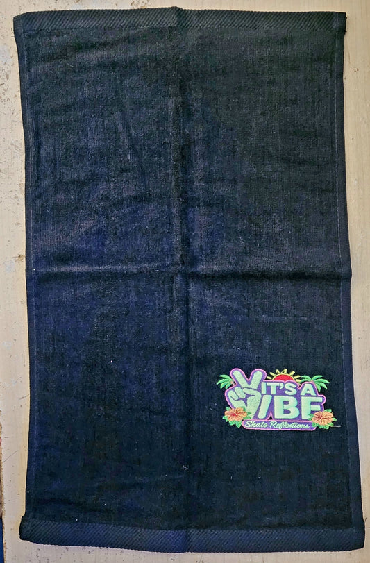 🖤 It’s a Vibe Sweat Towel – Skate Reflections Edition