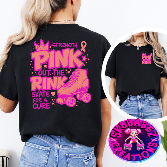 💖 Pink Out the Rink – Skate for a Cure Tee 💖