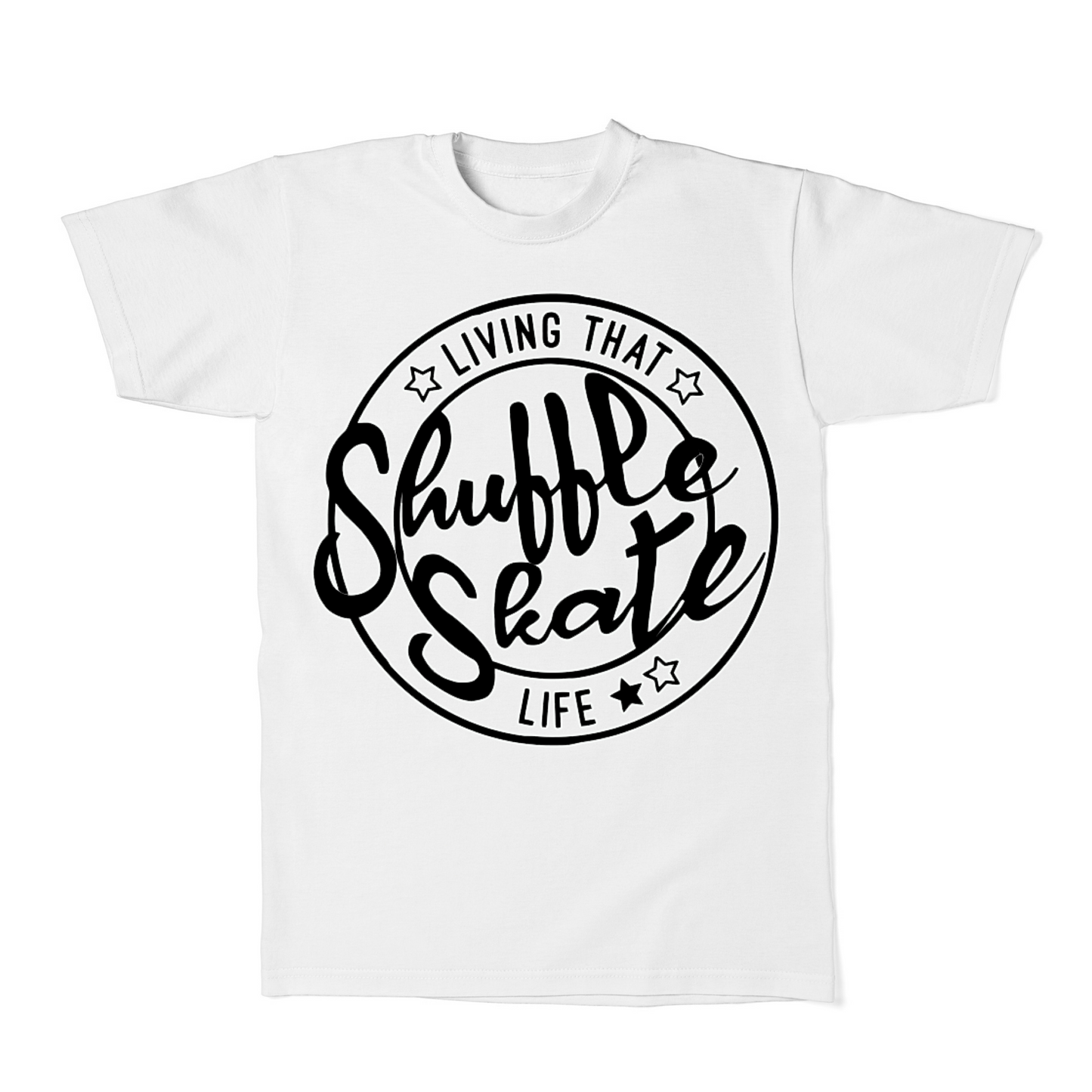 Living that Shuffle Skate Life Graphic T-Shirt