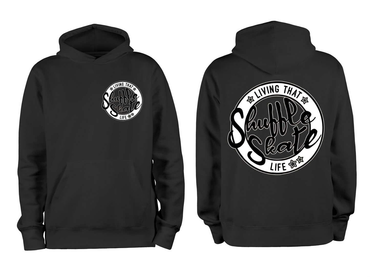 Living that Shuffle Life Graphic Hoodie