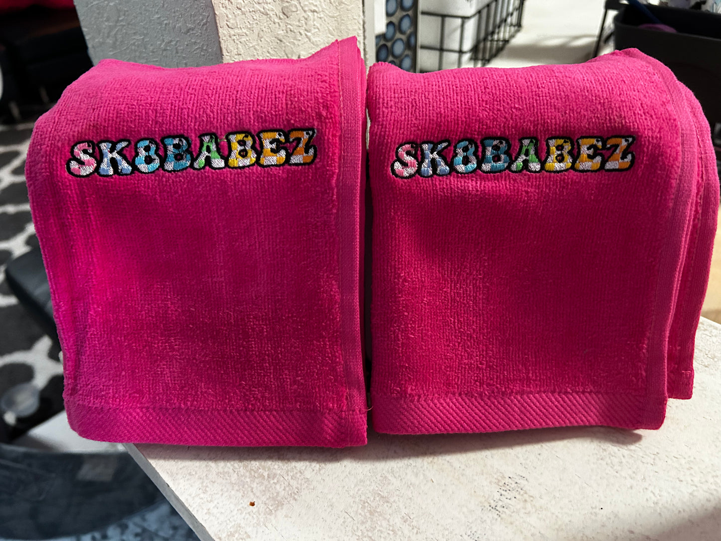 SK8BABEZ Sweat Towelz -Checkerboard