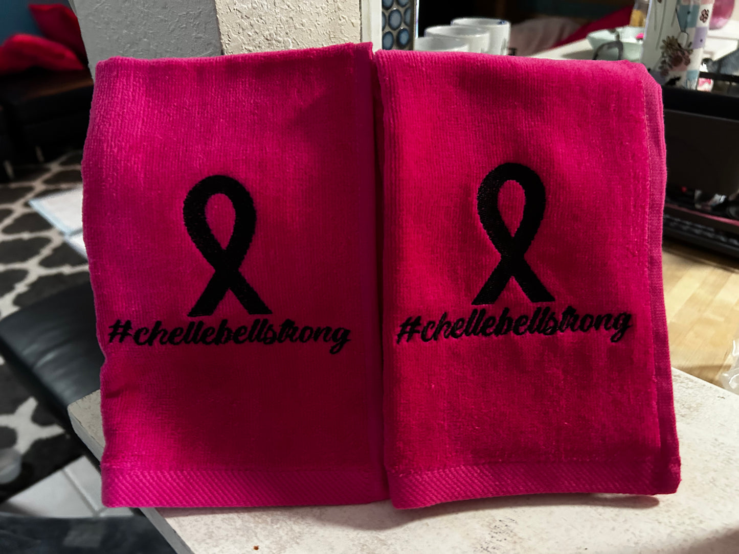 #Chellebellstrong Sweat Towelz