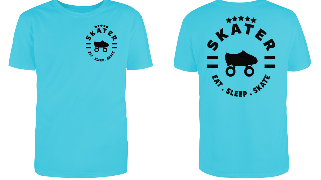 NEW!!!! Skater Eat.Sleep.Skate Graphic T-Shirt (Colored Shirt) Unisex