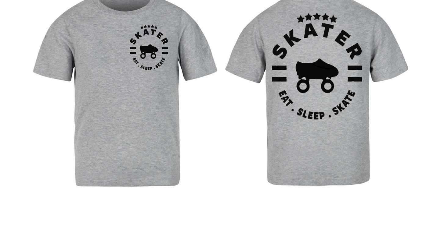 NEW!!!! Skater Eat.Sleep.Skate Graphic T-Shirt (Colored Shirt) Unisex