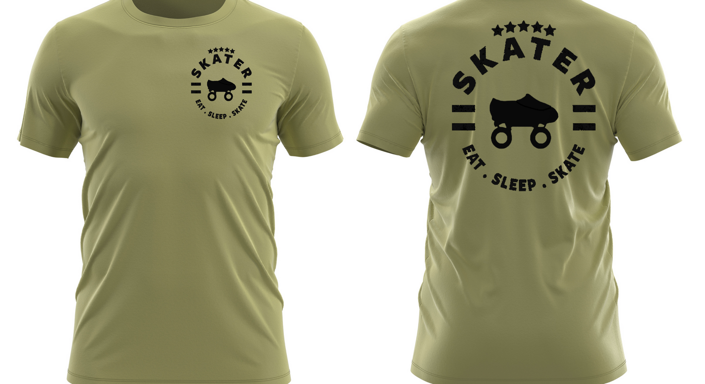 NEW!!!! Skater Eat.Sleep.Skate Graphic T-Shirt (Colored Shirt) Unisex