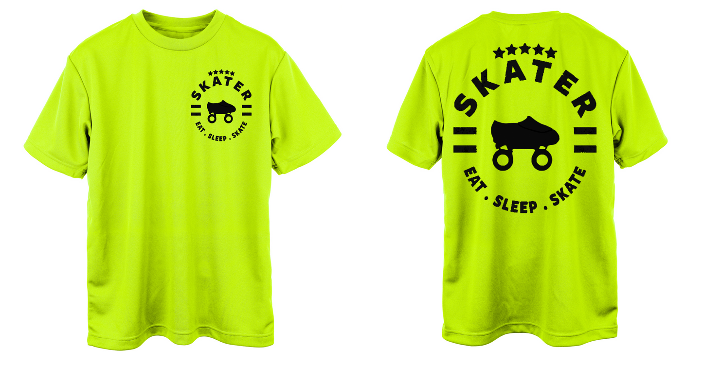 NEW!!!! Skater Eat.Sleep.Skate Graphic T-Shirt (Colored Shirt) Unisex