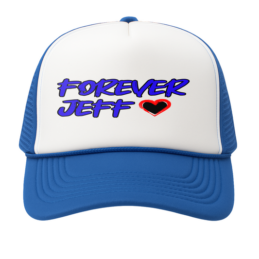 Forever JEFF Blue Trucker Hat