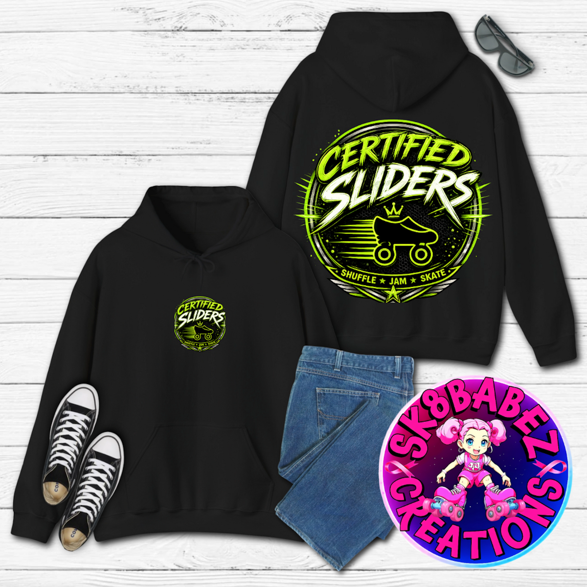 Certified Sliders Graphic Hoodie
