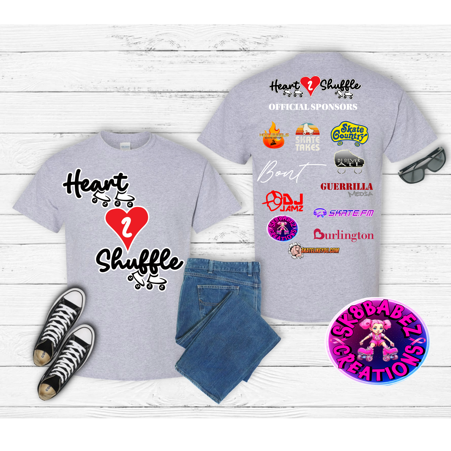 Heart2Shuffle Graphic Event Shirt