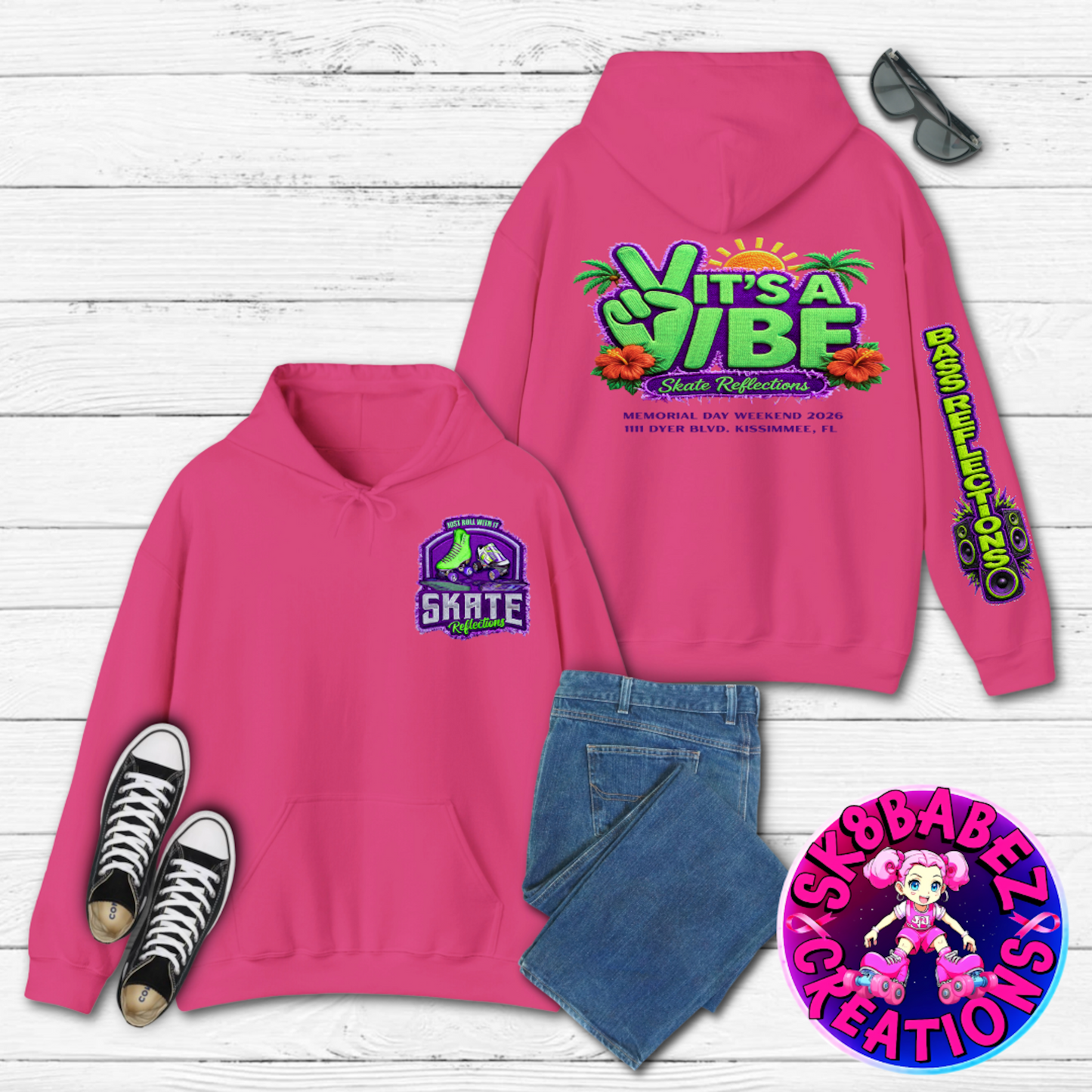 🌴 It’s A Vibe – Memorial Weekend Hoodie 🌴