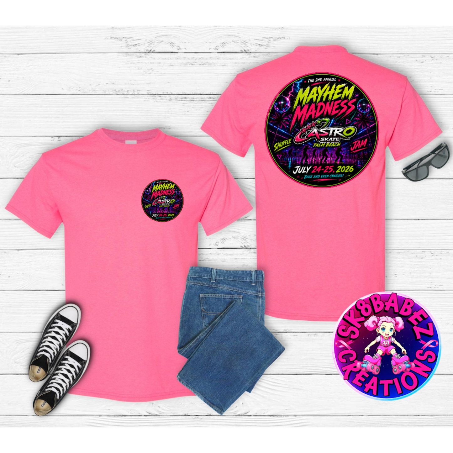 Mayhem Madness 2026 – Official Event T-Shir