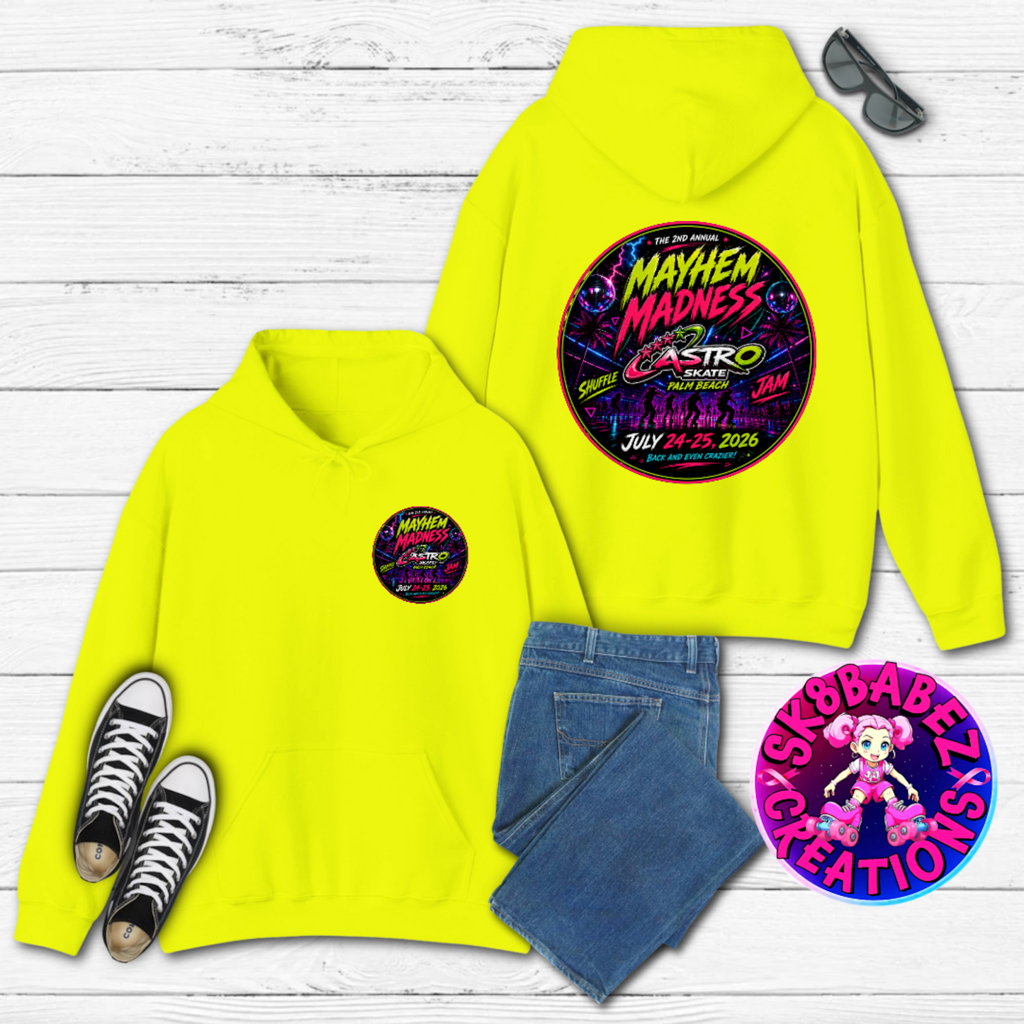 Mayhem Madness 2026 – Official Event Hoodie