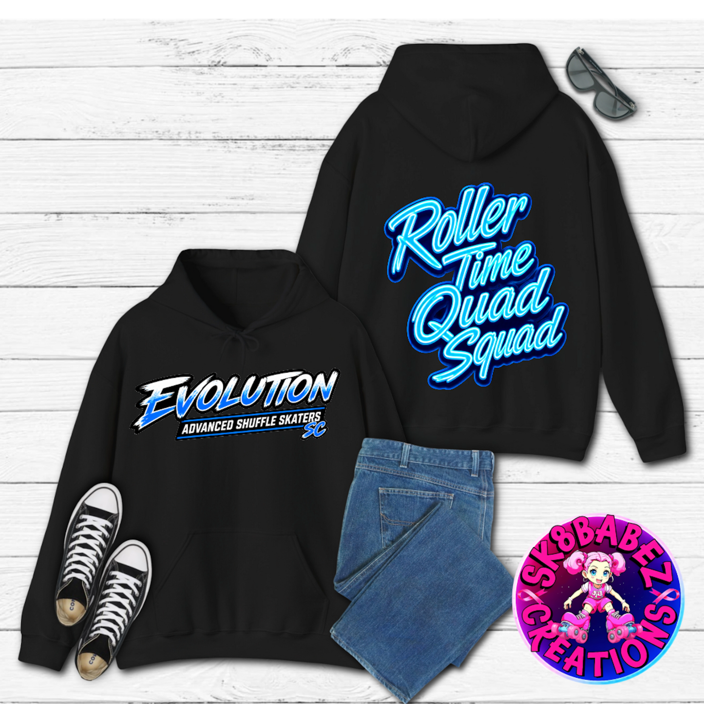 Roller Time Easley – Evolution Quad Squad Hoodie