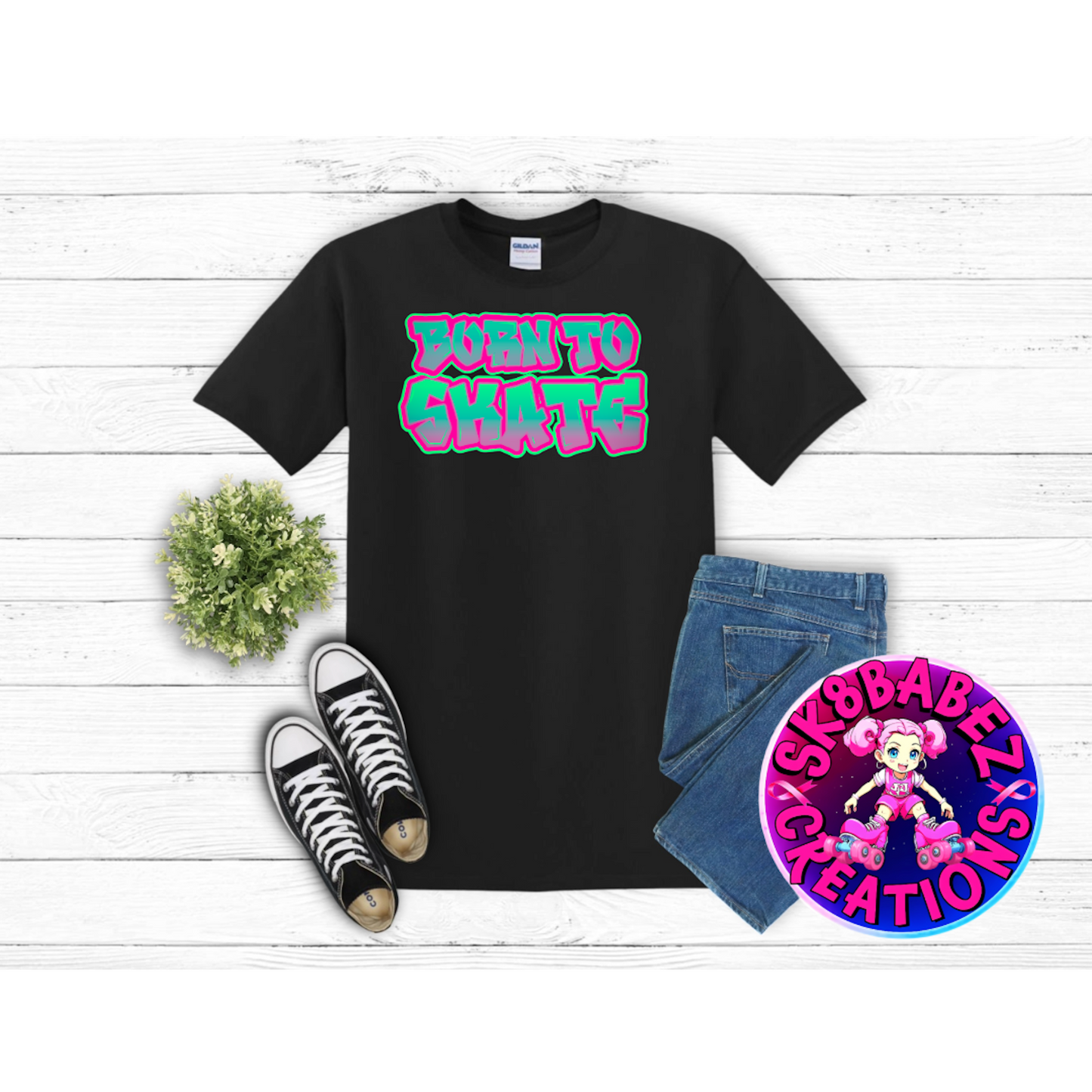 Born To Skate Graphic T-shirt