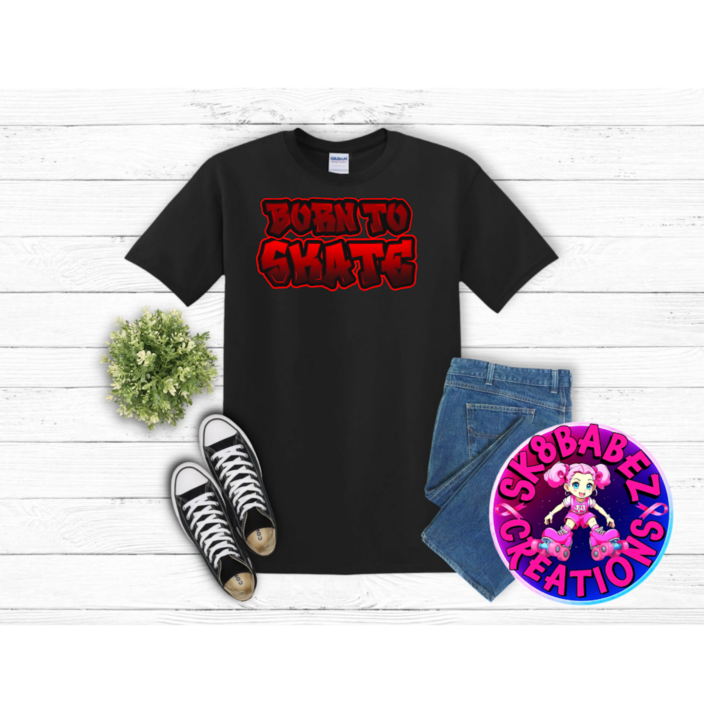 Born To Skate Graphic T-shirt